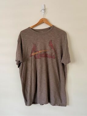 '47 St. Louis STL Cardinals Brown Graphic Tee L
